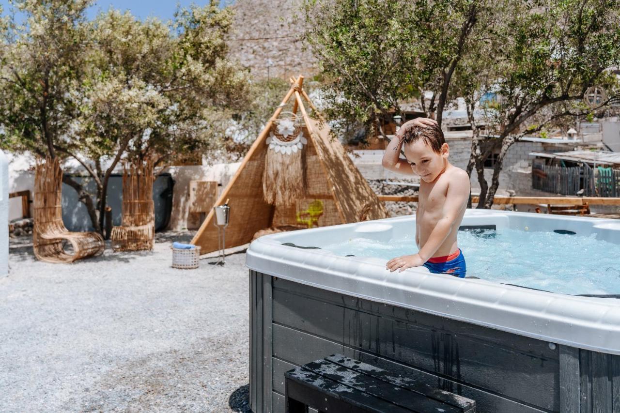 Rock Villas Complex - Private Luxe Top Retreat - Castle And Sea View Emporio  Eksteriør billede